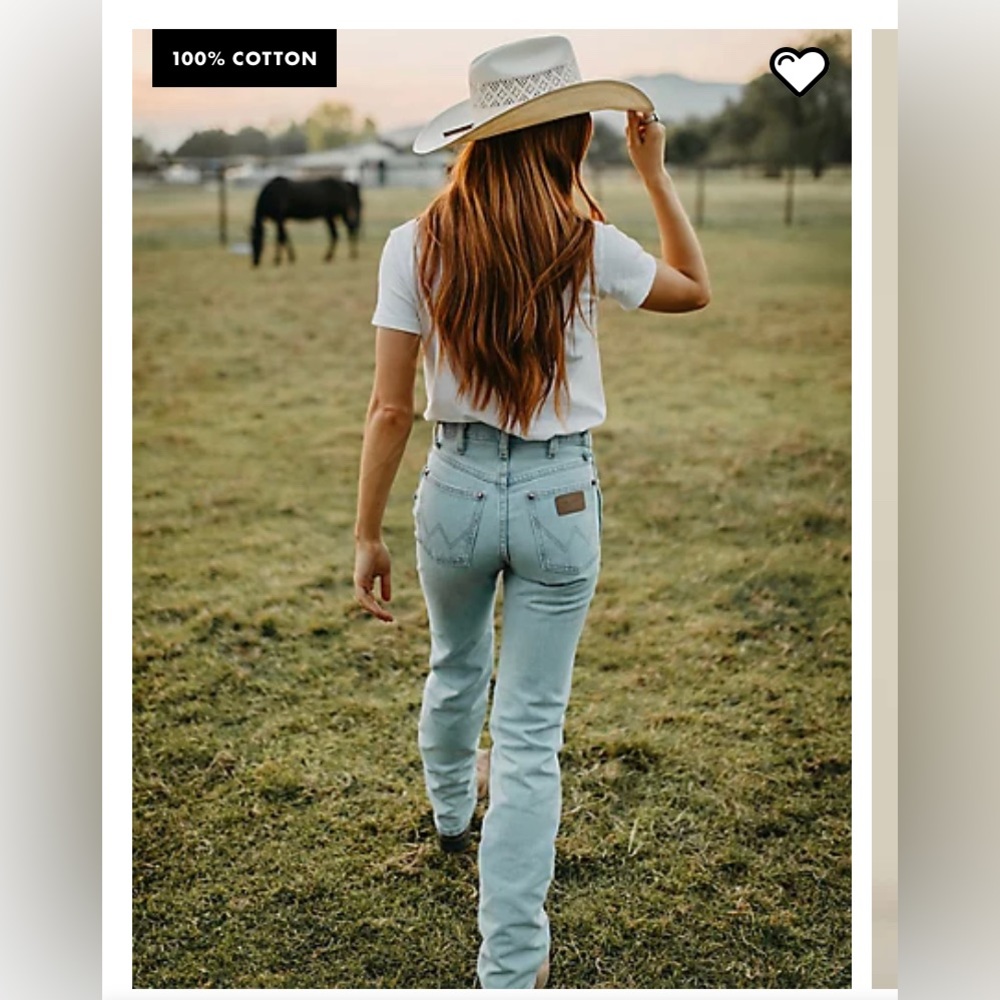 Wrangler cowboy cut slim jeans